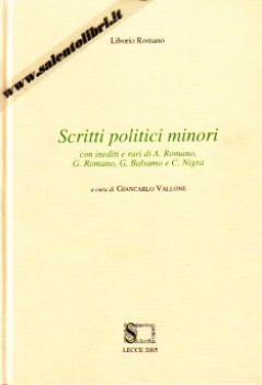 Visualizza i dettagli per Scritti Politici Minori con inediti e rari Immagine di Scritti Politici Minori con inediti e rari